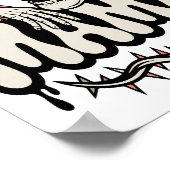 Poster Funny Halloween Mama Cool Skull (Coin)