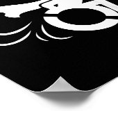 Poster Funny Handicapped Sarcastic Wheelchair (Coin)