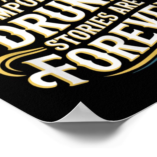 Poster Funny Hangovers Are Temrary Drinking Humor (Coin)