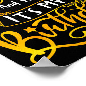 Poster Funny Happy New Year And Yes It's My Birthday Cele (Coin)