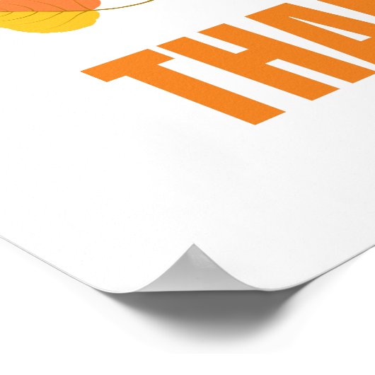 Poster Funny Happy Thanksgiving Day (Coin)