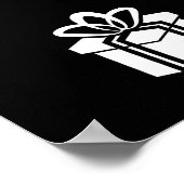 Poster Funny He Forgot To Wrap It Christmas Pregnancy Wom (Coin)