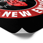 Poster Funny Heart Transplant Survivor Quote Living Heart (Coin)