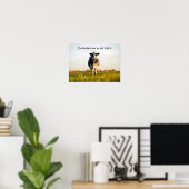 Poster Funny Heifer Extrait dans mon champ (Bureau à domicile)