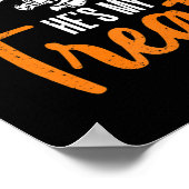 Poster Funny He's My Treat Skeleton Hand Matching (Coin)