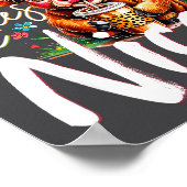 Poster Funny Highland Cow Coffee Makes Me Nicer Quote Hum (Coin)