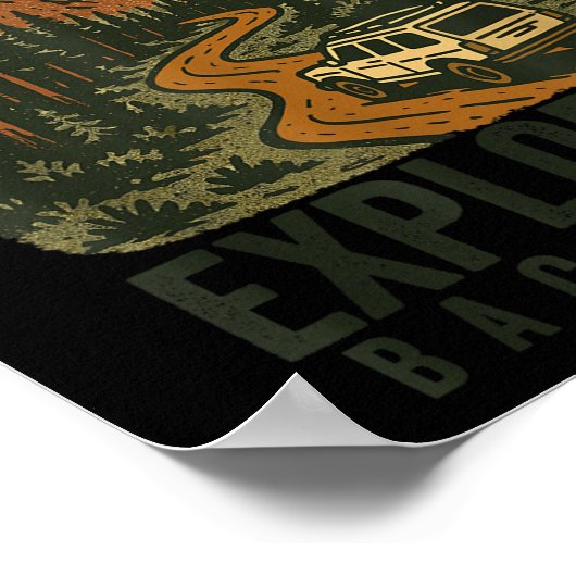 Poster Funny Hiking Lost_ Nope Exploring Backroads Humor  (Coin)