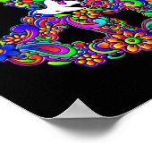 Poster Funny Hipe Flower Wer Peace Sign Tee (Coin)