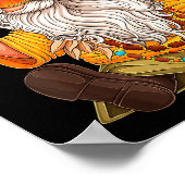 Poster Funny Hipe Gnome Peace Sign Gnomes Lovers Men Wome (Coin)