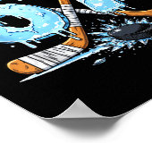 Poster Funny Hockey Lovers Drip 6-7 Number Six Seven Puck (Coin)