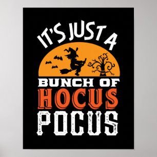 Poster Funny Hocus Pocus sorcières Vintage Retro Hallowee