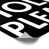 Poster Funny Hold Please Fermata Symbol Music Theory Band (Coin)