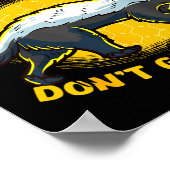 Poster Funny Honey Badger Don't Give A Sh-t Novelty Honey (Coin)