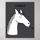 Poster Funny Horse D  (Devant)