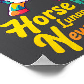 Poster Funny Horse Lunar New Year 2026 Dabbing Design  (Coin)