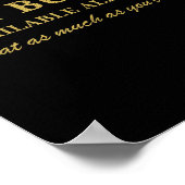 Poster Funny Hot Buffet Available All Day Eat As Much As  (Coin)