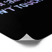 Poster Funny Hugs Quote Meme Hugs Just Kidding Don't Touc (Coin)