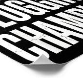 Poster Funny Humor Bathroom Joke Toilet Clogging Chamon (Coin)