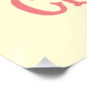 Poster Funny Humour de salle de bain Hello Sweet Cheeks (Coin)