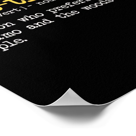 Poster Funny Hunting Quote For Hunters Men Hunt-trovert H (Coin)