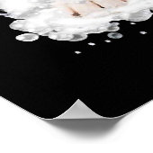 Poster Funny husky chev dog wearing a face mask (Coin)