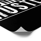 Poster Funny Hustle Gift For Men And Women Cool Humble In (Coin)