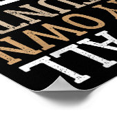 Poster Funny I Do All My Own Stairs Stunts Ide Down (Coin)