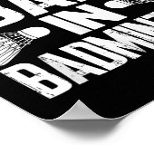 Poster Funny I Put The Bad In - Badminton  (Coin)