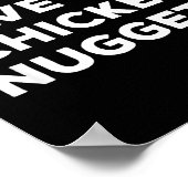 Poster Funny I'll Just Have The Chicken Nuggets  (Coin)