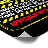 Poster Funny I'm Retired Approach With Caution Men Dad Gr (Coin)