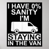Poster Funny I'm Staying In Tha Van Phasmophobia Drivers  (Devant)