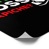 Poster Funny I'm The Boss Italian Nonna Nonno Cache Humor (Coin)