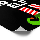 Poster Funny I'm The Med Tech Elf Christmas Xmas Medical (Coin)