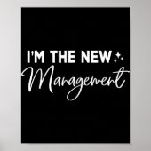 Poster Funny I'm The New Management Cute New Bride Honeym (Devant)