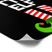 Poster Funny I'm The Ttery Elf Christmas Xmas  (Coin)