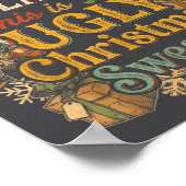 Poster Funny Inflation Ugly Christmas Sweater Retro Vinta (Coin)