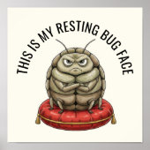 Poster Funny Insect Bug (Devant)