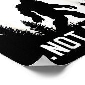 Poster Funny Introvert Bigfoot People Not A Big Fan Dad J (Coin)