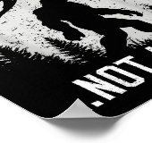 Poster Funny Introvert Bigfoot People Not A Big Fan Dad J (Coin)
