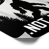 Poster Funny Introvert Bigfoot People Not A Big Fan Dad J (Coin)