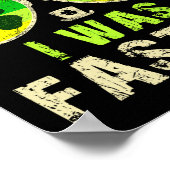 Poster Funny Irish J'Étais Plus Rapide Runner St. Patrick (Coin)