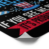 Poster Funny Istant Fireworks Directeur I Run You Run 4th (Coin)