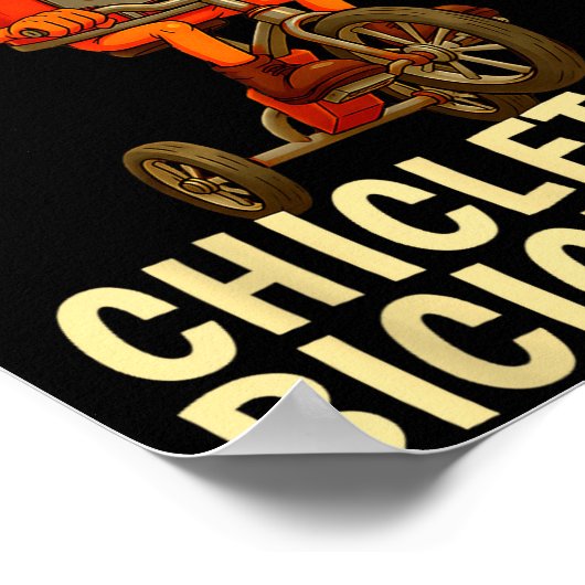 Poster Funny Italian Brainrot Kids Meme Chicleteira Bicic (Coin)