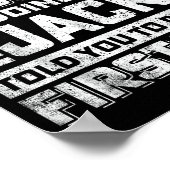 Poster Funny Jack If At First You Don't Succeed Try Doing (Coin)