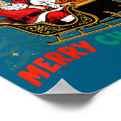 Poster Funny Jesus Santa The Boys Are Back In Town Merry  (Coin)