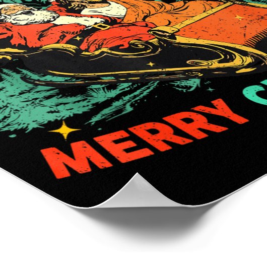 Poster Funny Jesus Santa The Boys Are Back In Town Merry  (Coin)