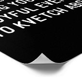 Poster Funny Jewish New Year Rosh Hashh Yiddish Quote Say (Coin)