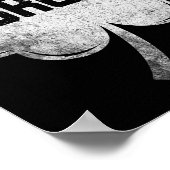 Poster Funny Jour de la Saint Patrick Bruh mème Shamrock  (Coin)