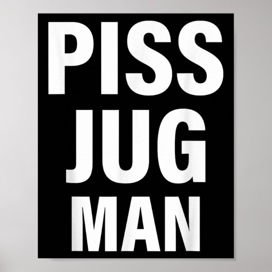 Poster Funny Jug Man Apparel  (Devant)