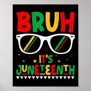 Poster Funny JunetDix Garçons Filles Enfants Bruh C'est J